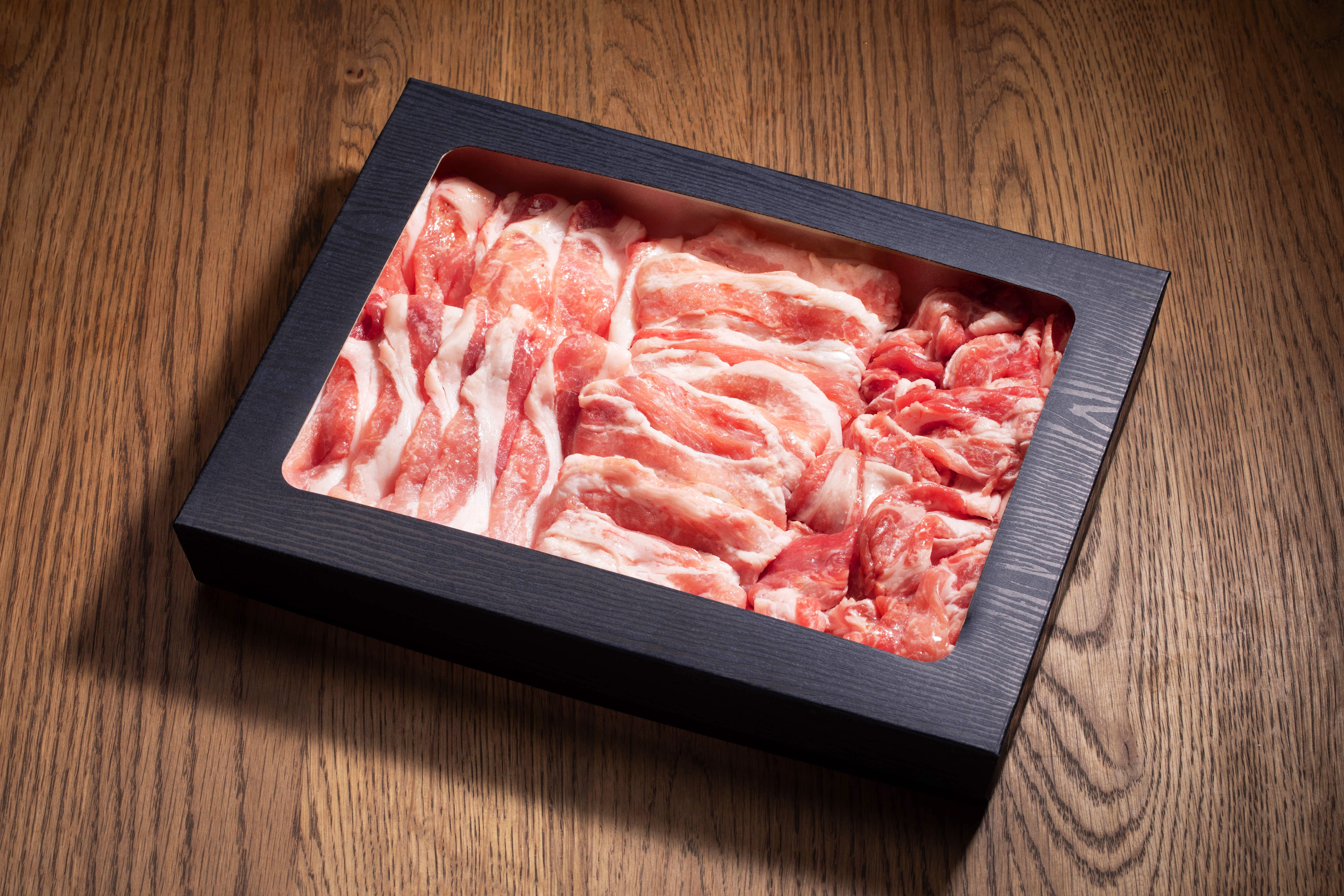 【贈答用】瓜生豚3種食べ比べ（しゃぶしゃぶ用）